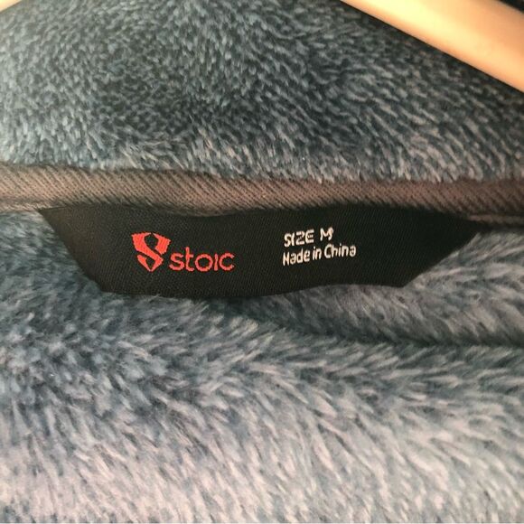 Stoic Women’s Quarter Teal Full Zip Fleece Pullover Sz M - Picture 9 of 11